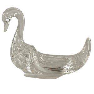 Vintage Lucite Swan Dish